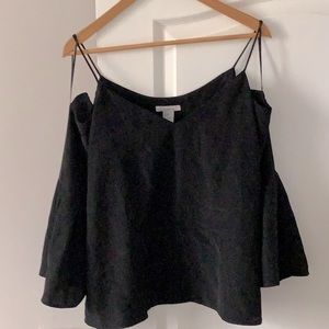 H&M off the shoulder silk Blouse